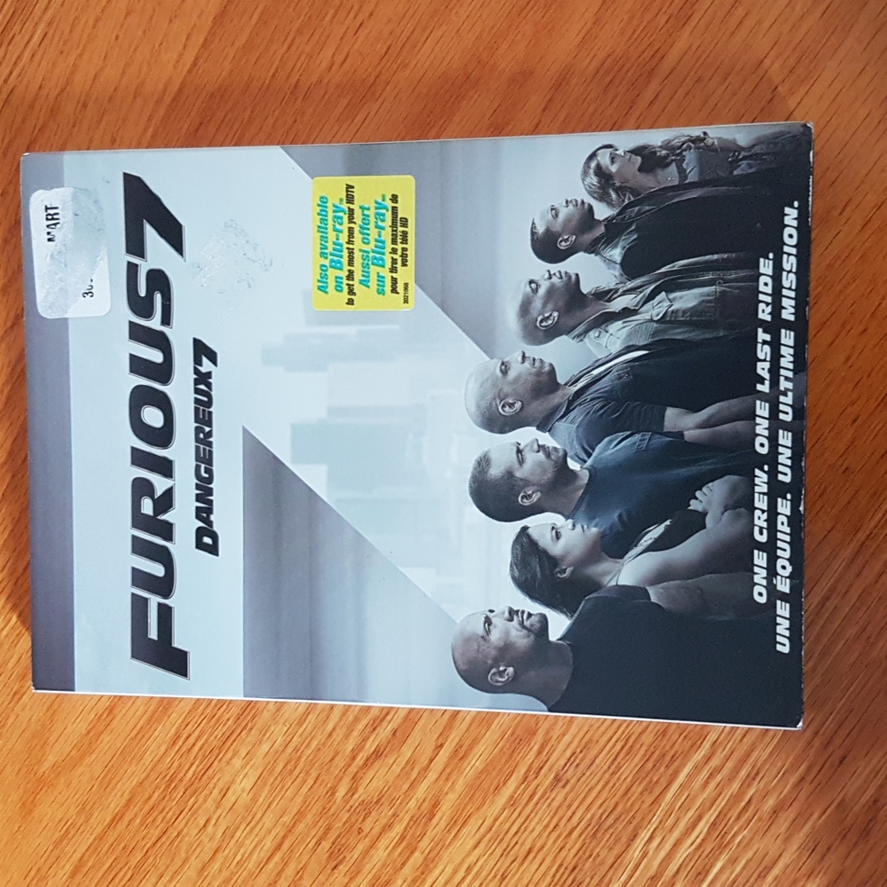 Furious 7 DVD